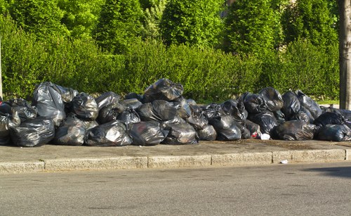 Business meeting discussing waste management